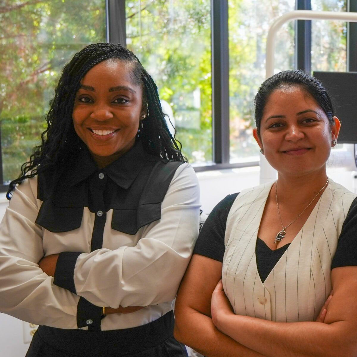 Dr. Nilima Runwal and Patrice parks